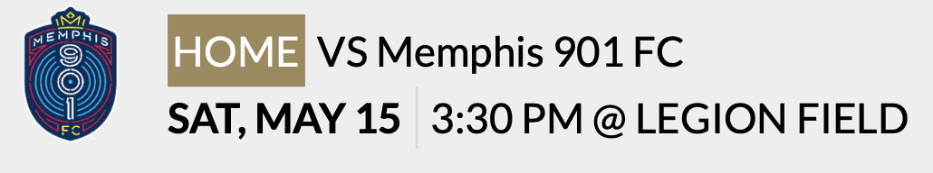 2021 Legion FC vs Memphis 901 FC Updated