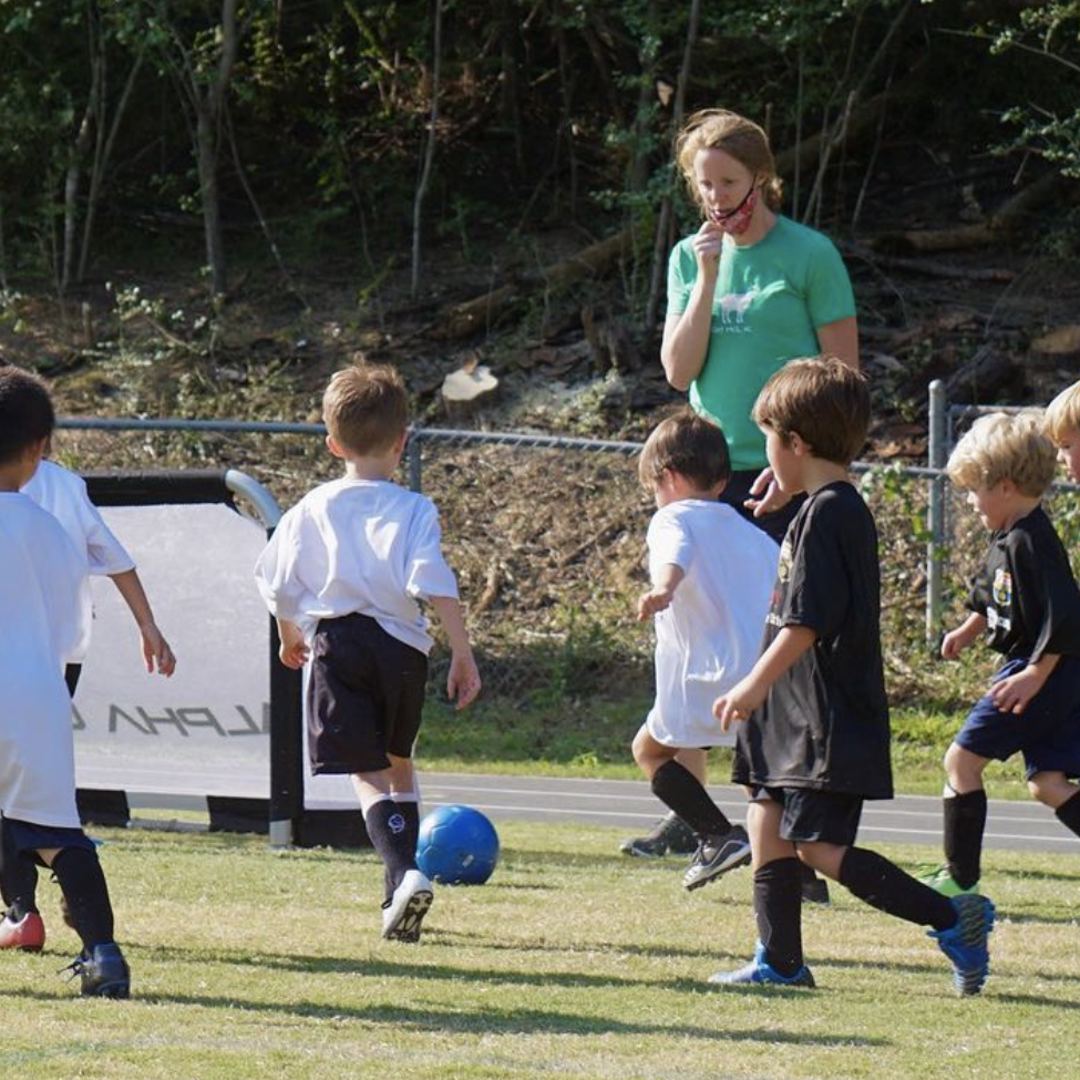 Rec Soccer 1 - Coach with Team